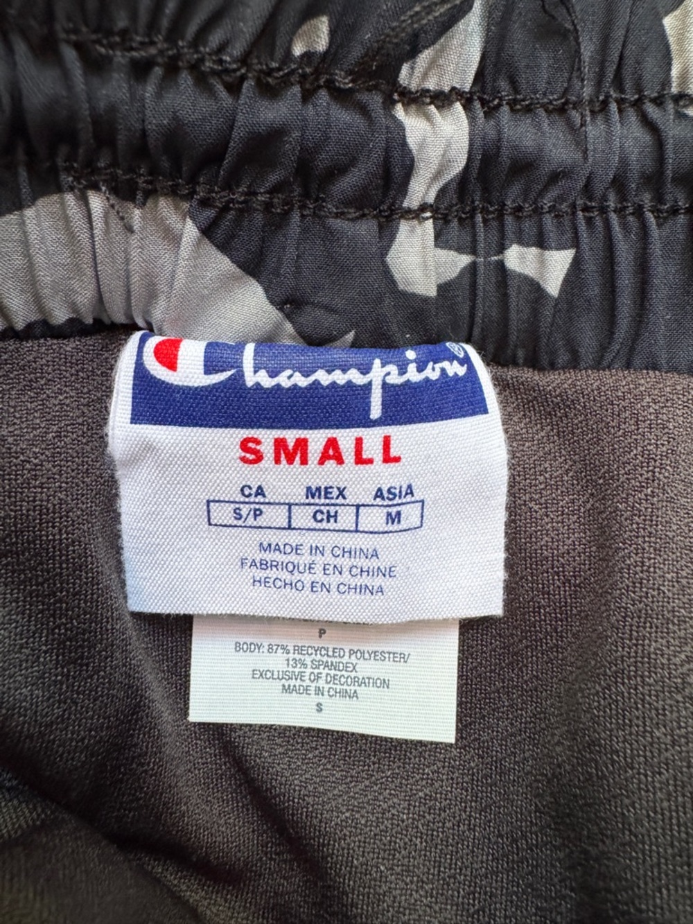 Champion Women's Black & White Camo Running Shorts - Brand New - Size Small - Picture 11 of 12